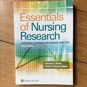 Essentials of Nursing Research